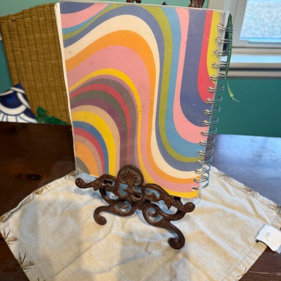 Antique Ornate Metal Display Easel - Picture 3 of 5